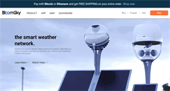 Desktop Screenshot of bloomsky.com